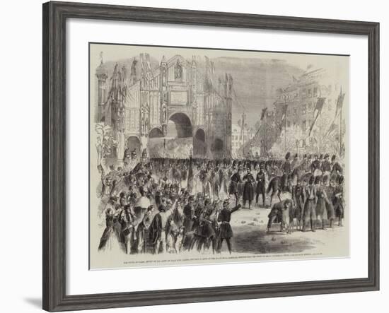 The Fetes at Paris-null-Framed Giclee Print