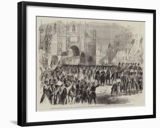 The Fetes at Paris-null-Framed Giclee Print