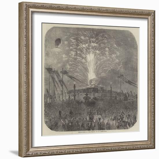 The Fetes at Paris-null-Framed Giclee Print