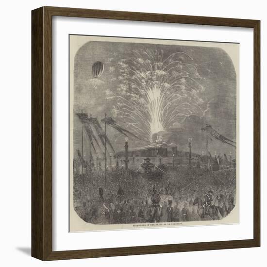 The Fetes at Paris-null-Framed Giclee Print