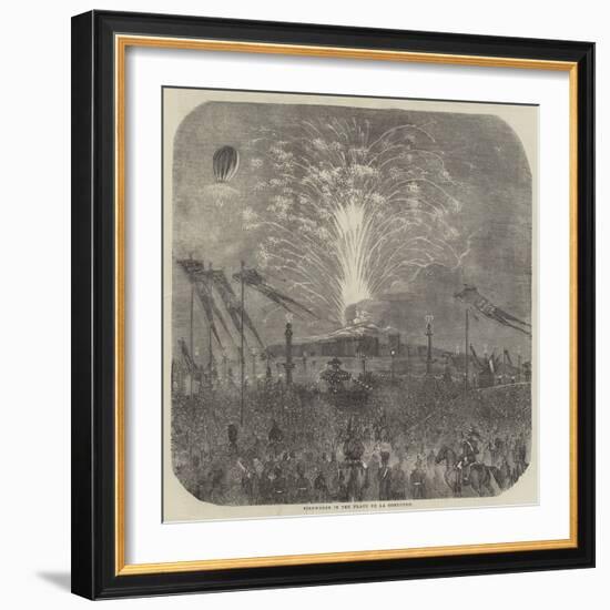 The Fetes at Paris-null-Framed Giclee Print