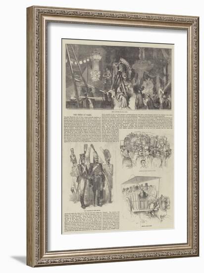 The Fetes at Paris-null-Framed Giclee Print