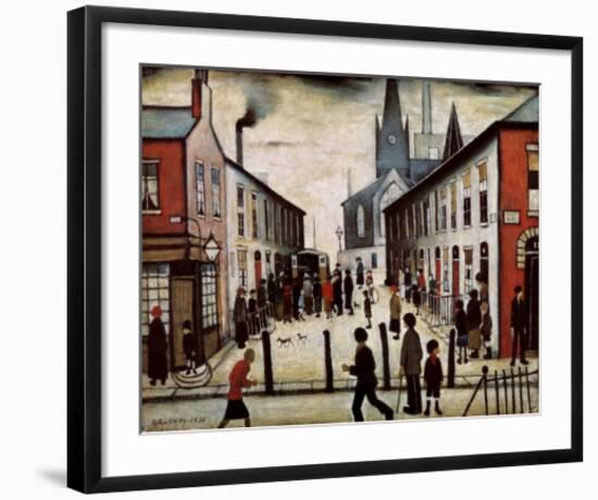 The Fever Van-Laurence Stephen Lowry-Framed Art Print