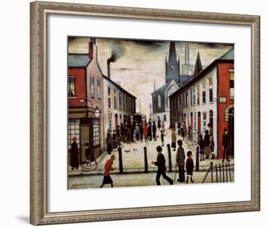 The Fever Van-Laurence Stephen Lowry-Framed Art Print