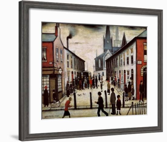 The Fever Van-Laurence Stephen Lowry-Framed Art Print