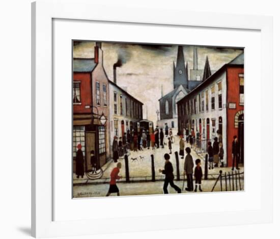 The Fever Van-Laurence Stephen Lowry-Framed Art Print