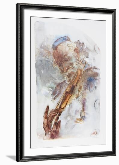 The Fiddler II-Chaim Gross-Framed Collectable Print