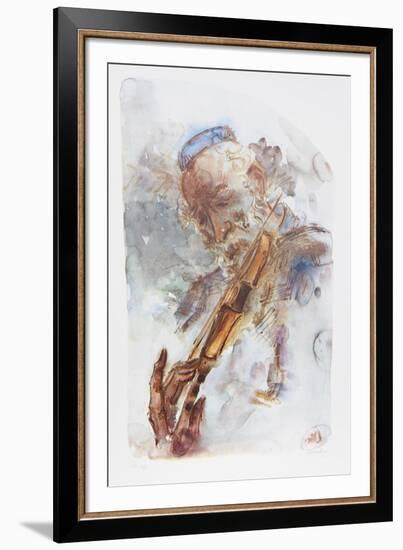 The Fiddler II-Chaim Gross-Framed Collectable Print