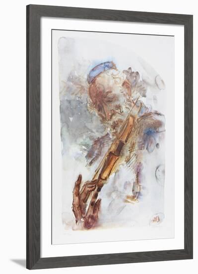 The Fiddler II-Chaim Gross-Framed Collectable Print