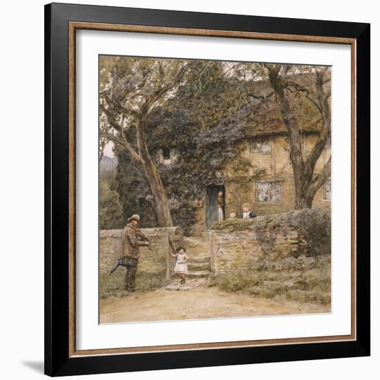 The Fiddler-Helen Allingham-Framed Giclee Print