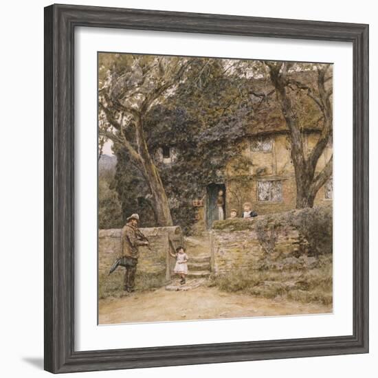 The Fiddler-Helen Allingham-Framed Giclee Print