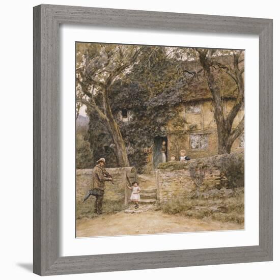 The Fiddler-Helen Allingham-Framed Giclee Print