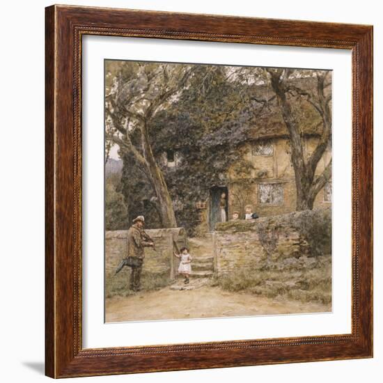 The Fiddler-Helen Allingham-Framed Giclee Print