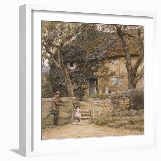 The Fiddler-Helen Allingham-Framed Giclee Print