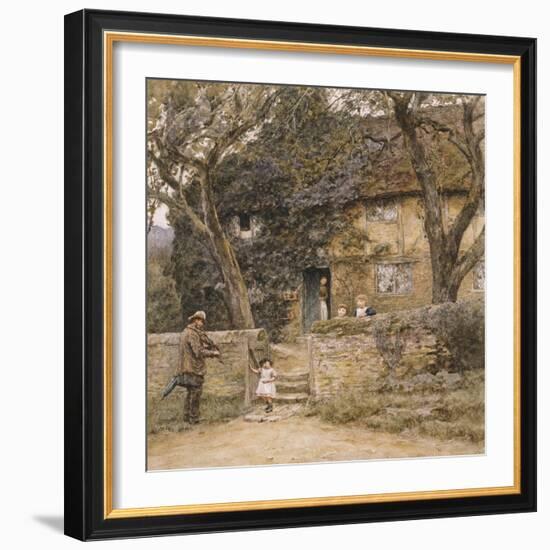 The Fiddler-Helen Allingham-Framed Giclee Print