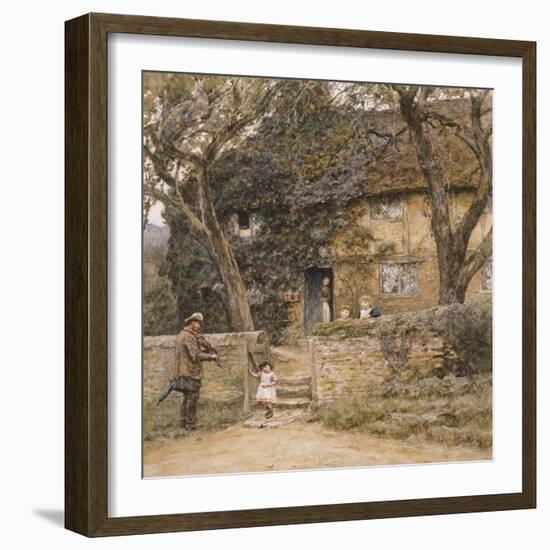 The Fiddler-Helen Allingham-Framed Giclee Print