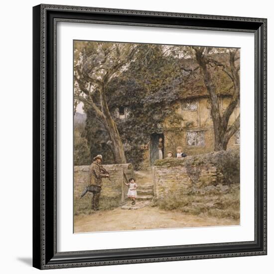 The Fiddler-Helen Allingham-Framed Giclee Print