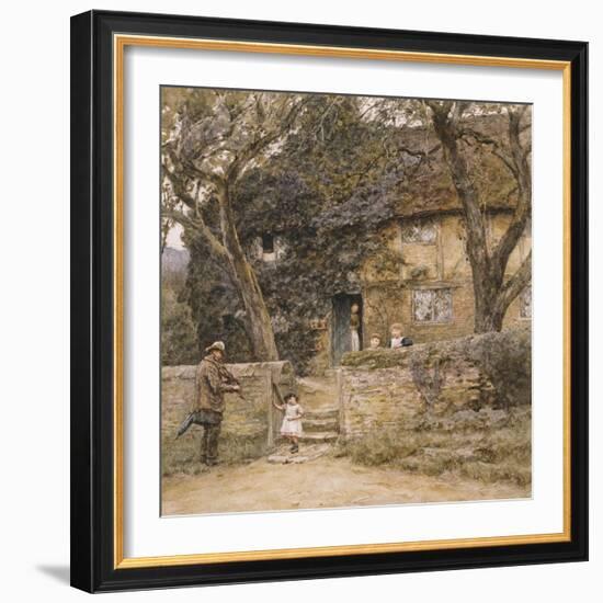 The Fiddler-Helen Allingham-Framed Giclee Print