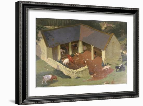 The Field Byre, 1933-James Bateman-Framed Giclee Print