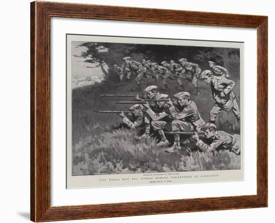 The Field Day for Public School Volunteers at Aldershot-William T. Maud-Framed Giclee Print