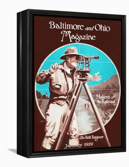 The Field Engineer-Charles H. Dickson-Framed Premier Image Canvas