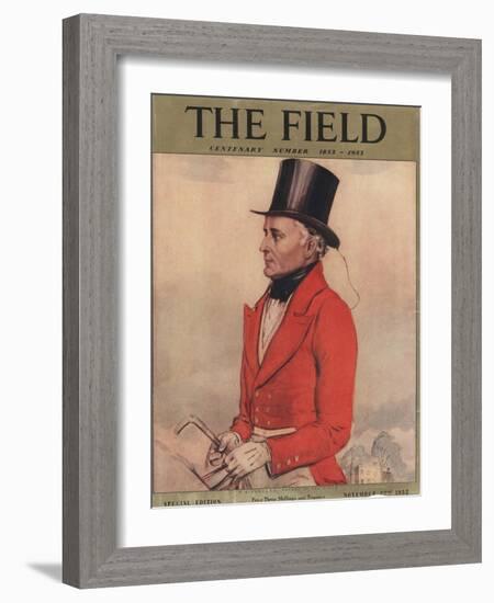 The Field, Fox Hunting Magazine, UK, 1930-null-Framed Giclee Print