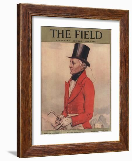 The Field, Fox Hunting Magazine, UK, 1930-null-Framed Giclee Print