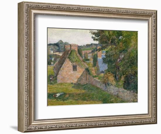 The Field of Derout-Lollichon, 1886-Paul Gauguin-Framed Giclee Print