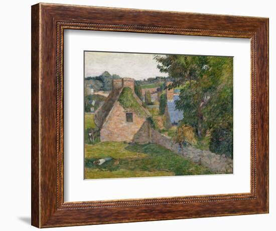 The Field of Derout-Lollichon, 1886-Paul Gauguin-Framed Giclee Print