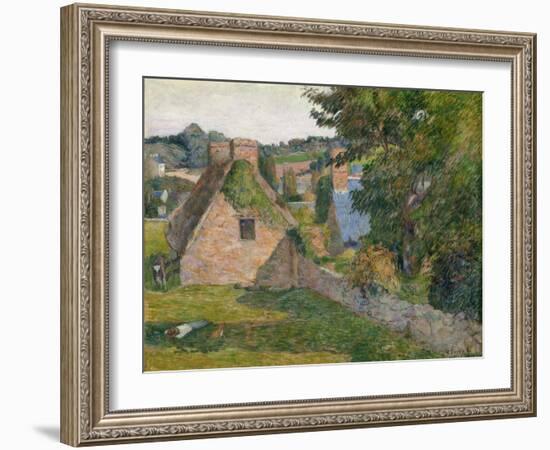 The Field of Derout-Lollichon, 1886-Paul Gauguin-Framed Giclee Print