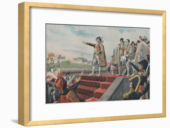'The Field of May, April 1815, (1896)-Unknown-Framed Giclee Print