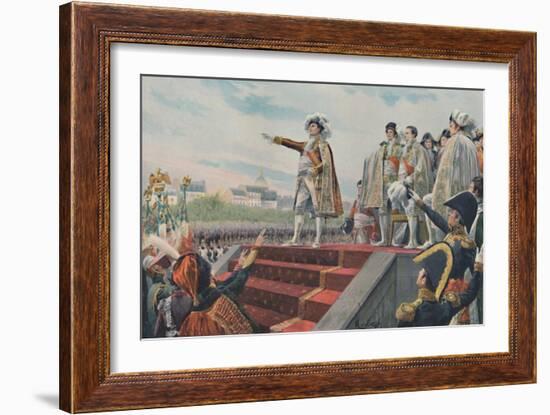 'The Field of May, April 1815, (1896)-Unknown-Framed Giclee Print