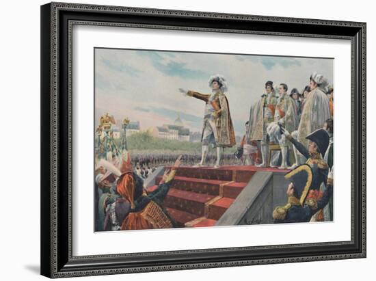 'The Field of May, April 1815, (1896)-Unknown-Framed Giclee Print