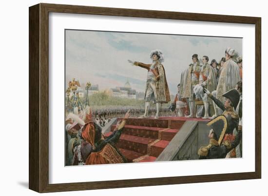 The 'Field of May'-Felicien Baron De Myrbach-rheinfeld-Framed Giclee Print