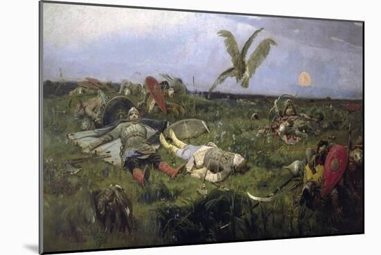 The Field of Prince Igor Battle with the Kipchaks, 1880-Viktor Mikhaylovich Vasnetsov-Mounted Giclee Print