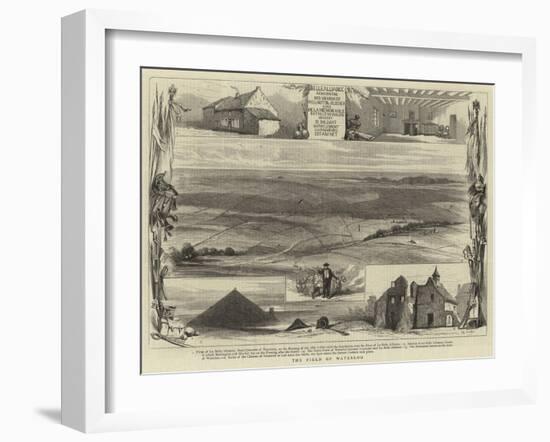 The Field of Waterloo-null-Framed Giclee Print