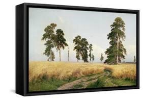 The Field of Wheat, 1878-Ivan Ivanovitch Shishkin-Framed Premier Image Canvas