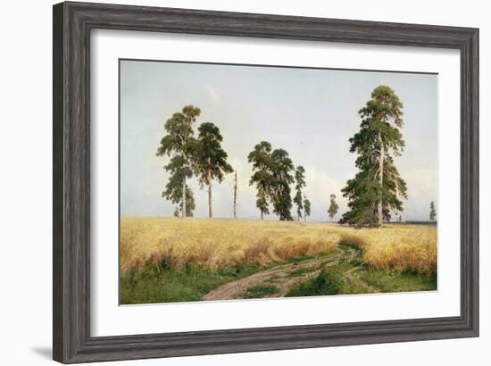 The Field of Wheat, 1878-Ivan Ivanovitch Shishkin-Framed Giclee Print