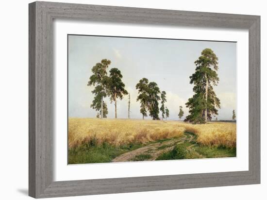 The Field of Wheat, 1878-Ivan Ivanovitch Shishkin-Framed Giclee Print