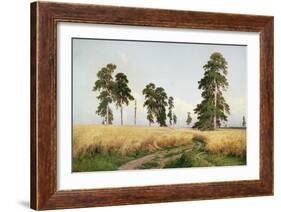 The Field of Wheat, 1878-Ivan Ivanovitch Shishkin-Framed Giclee Print