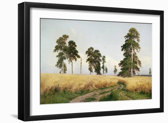 The Field of Wheat, 1878-Ivan Ivanovitch Shishkin-Framed Giclee Print