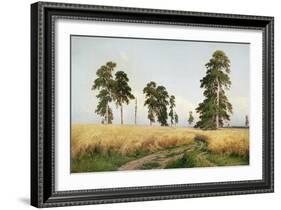 The Field of Wheat, 1878-Ivan Ivanovitch Shishkin-Framed Giclee Print