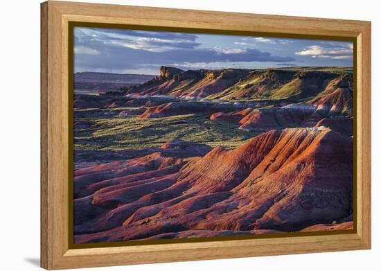 The Fiery Red Painted Desert from Lacey Point in Petrified Forest National Park, Arizona-Jerry Ginsberg-Framed Premier Image Canvas