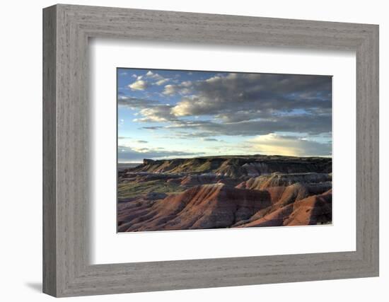 The Fiery Red Painted Desert from Lacey Point in Petrified Forest National Park, Arizona-Jerry Ginsberg-Framed Photographic Print