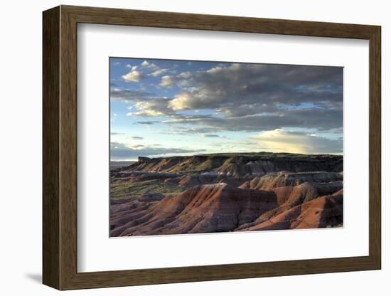 The Fiery Red Painted Desert from Lacey Point in Petrified Forest National Park, Arizona-Jerry Ginsberg-Framed Photographic Print