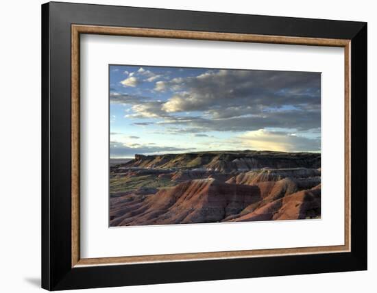 The Fiery Red Painted Desert from Lacey Point in Petrified Forest National Park, Arizona-Jerry Ginsberg-Framed Photographic Print