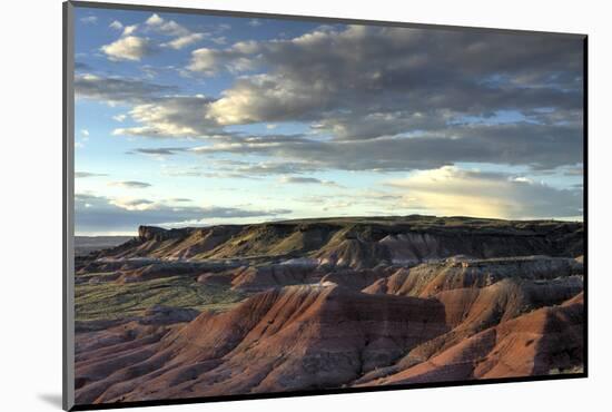 The Fiery Red Painted Desert from Lacey Point in Petrified Forest National Park, Arizona-Jerry Ginsberg-Mounted Photographic Print