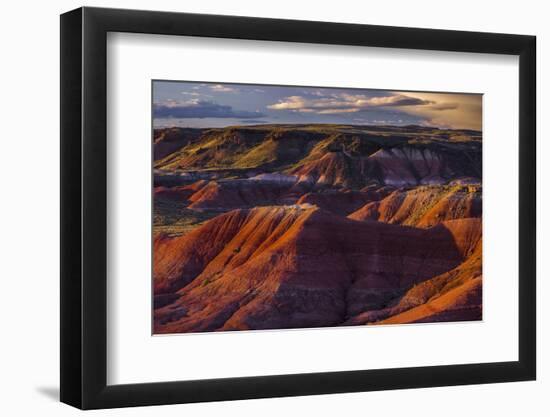 The Fiery Red Painted Desert from Lacey Point in Petrified Forest National Park, Arizona-Jerry Ginsberg-Framed Photographic Print