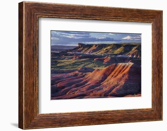 The Fiery Red Painted Desert from Lacey Point in Petrified Forest National Park, Arizona-Jerry Ginsberg-Framed Photographic Print