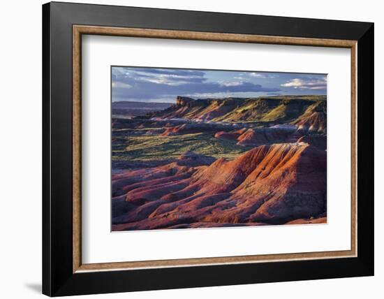 The Fiery Red Painted Desert from Lacey Point in Petrified Forest National Park, Arizona-Jerry Ginsberg-Framed Photographic Print